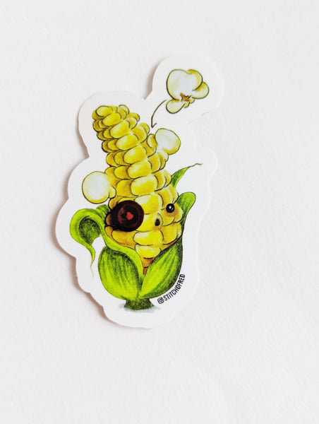 Poppin Corn Sticker