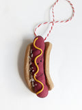 Hot dog ornaments